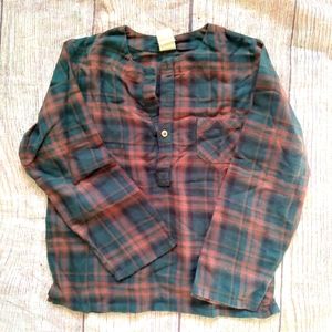 Bonbon plaid shirt size 8
